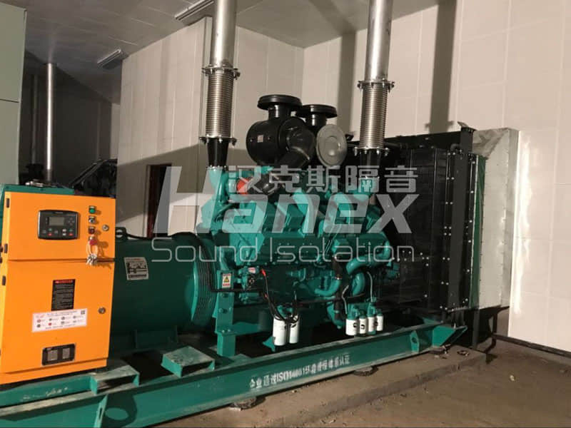 柴油發電機房隔音降噪項目案例-臨平農村信用社